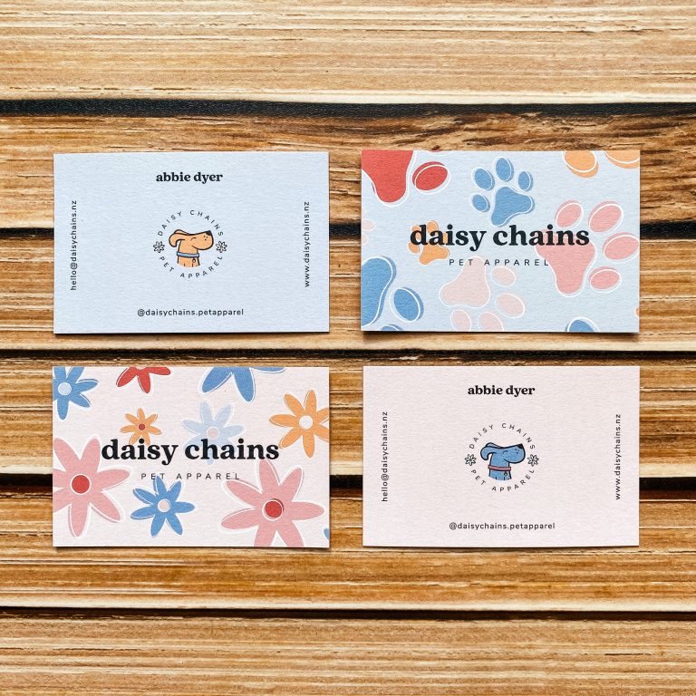 Daisy Chains Pet Apparel business card
