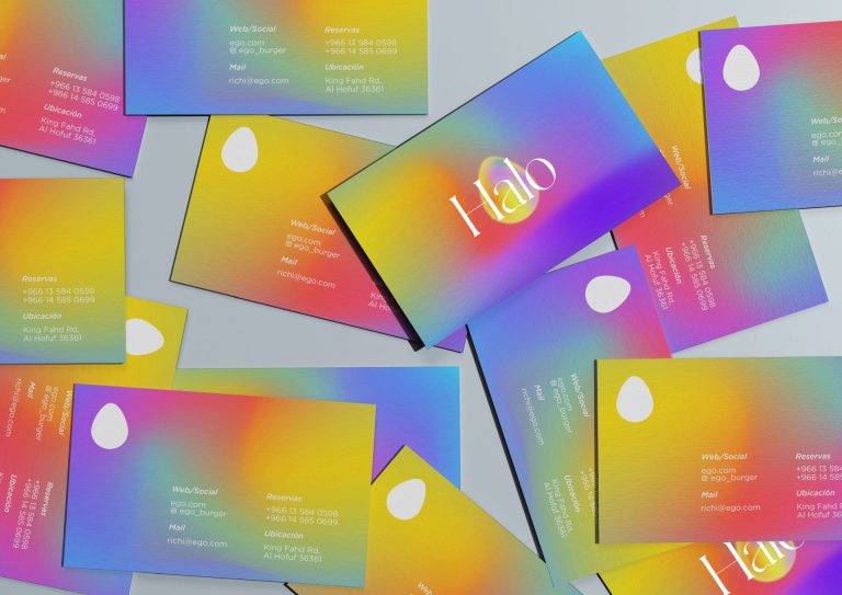 Halo business cards