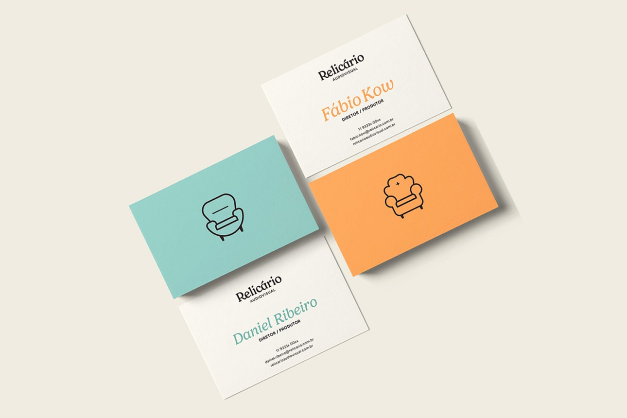 Relicário Audiovisual business card