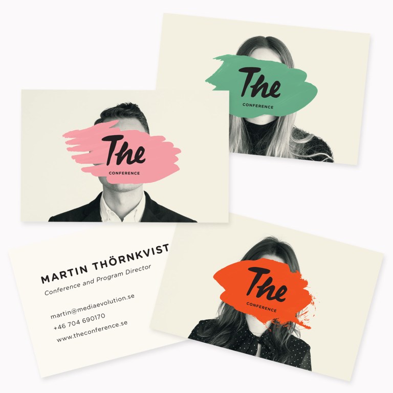 the conference business cards