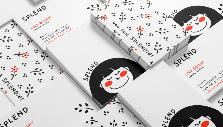 Splend business cards